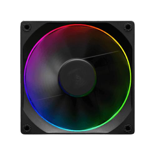 Gamdias Aeolus M3-1204R - 120mm PWM ARGB Cabinet Fan (Four Pack)